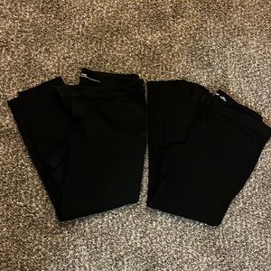 Old navy pixie pants, black, size 14!